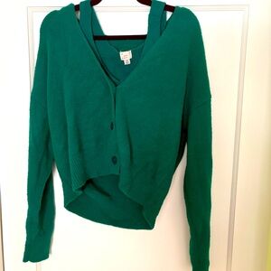 Women's Green Sweater Set by Universal Thread